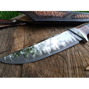 ФАРАОН ніж ручної роботи майстра студії GARAGE ART, сталь ламінат К390, 63 HRC. Photo 3